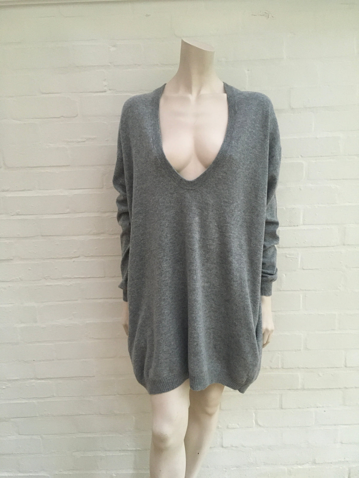 THE ROW Maita merino wool and cashmere-blend sweater dress jumper Size M Medium Ladies