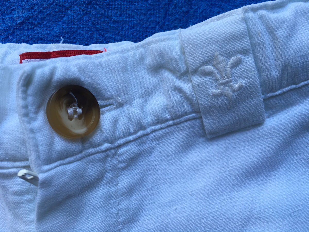 NECK & NECK KIDS Boys Children White Linen Bermuda Shorts 8-9 years 4 years Children