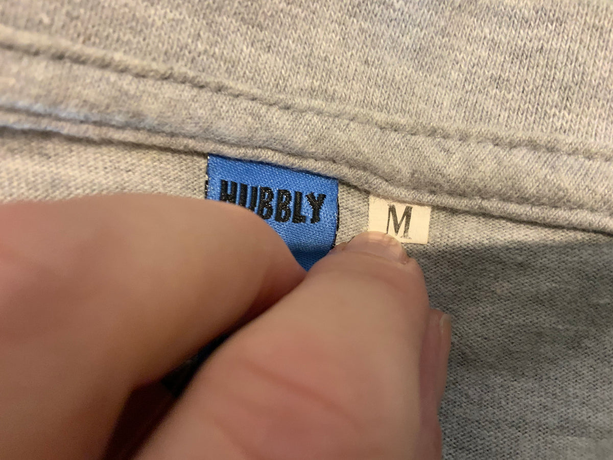 Hubbly Bubbly Grey Printed T shirt Shirt Size M medium men