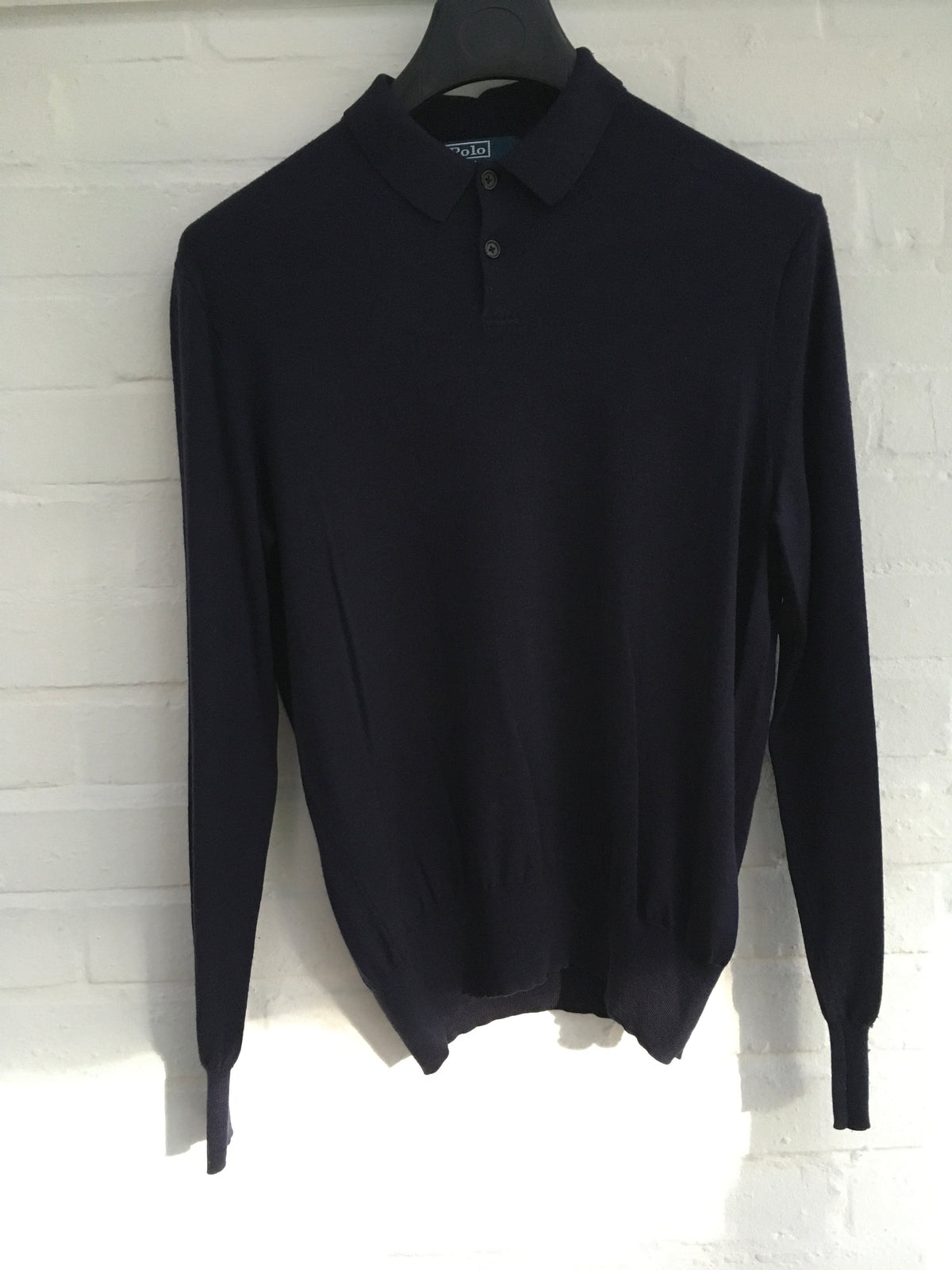 Ralph Lauren CASHMERE MERINO WOOL SIL KNIT COLLAR SWEATER JUMPER M MEDIUM Men