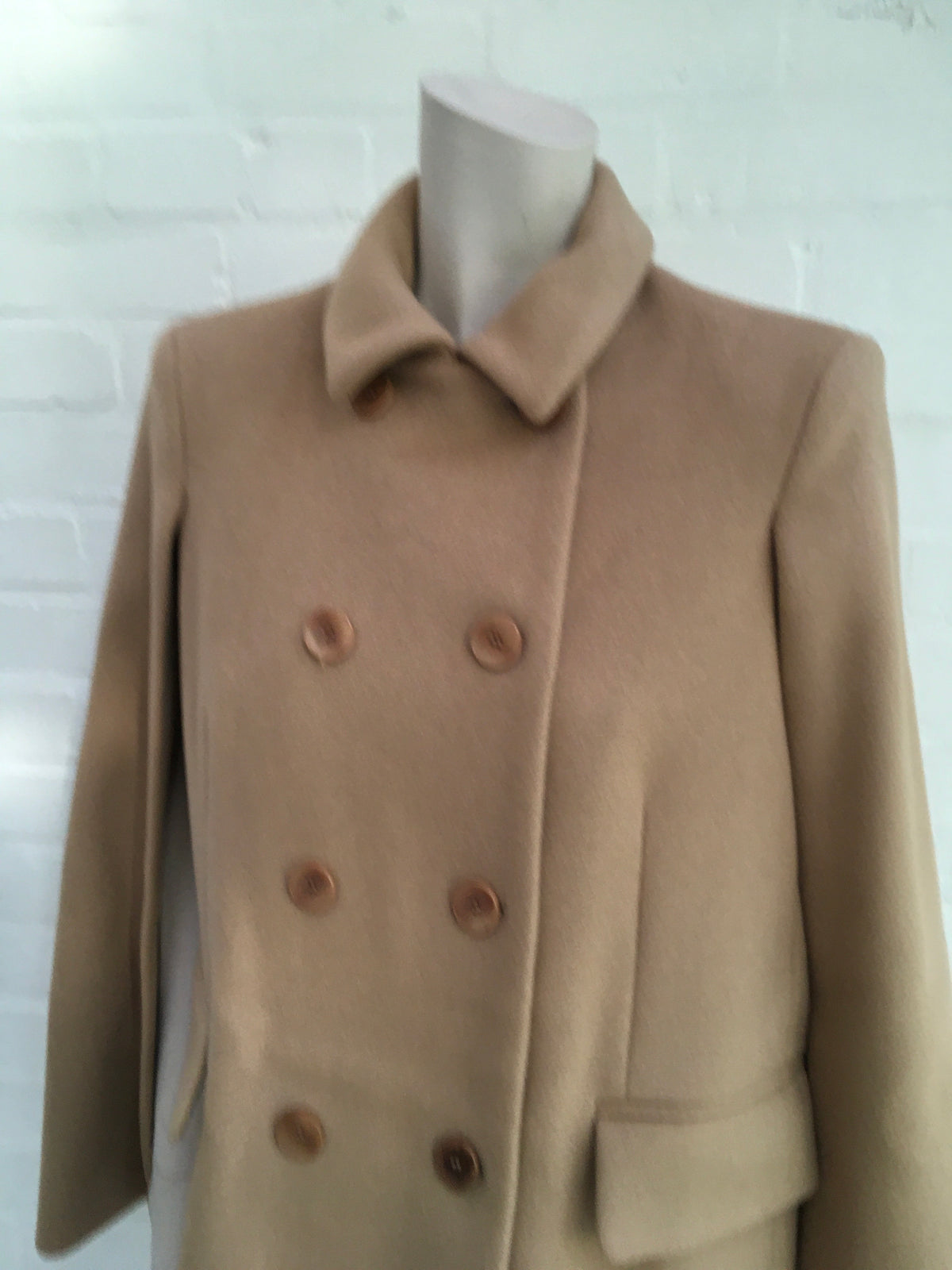 Maje Double-breasted wool and cashmere-blend felt cape coat Size F 38 UK 10 US 6 Ladies