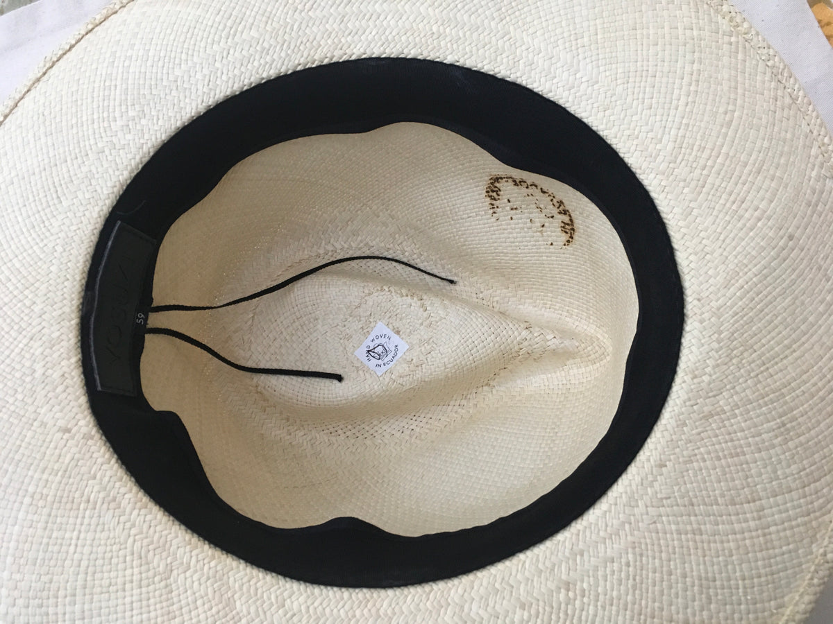 YOSUZI Rafael straw hat crafted by artisans in Ecuador from Toquilla straw Men