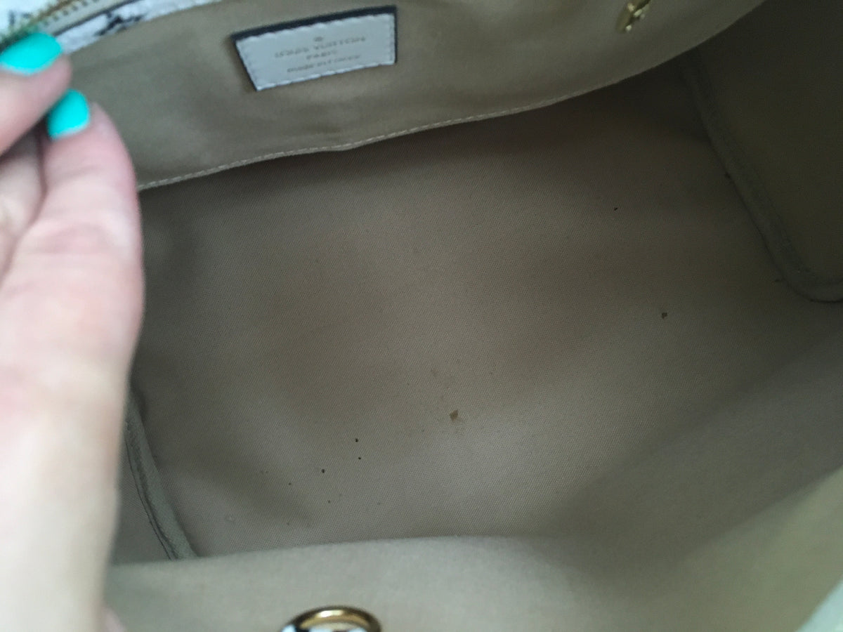 LOUIS VUITTON Monogram Giant Speedy Bandouliere 30 Kaki Creme LIMITED EDITION ladies