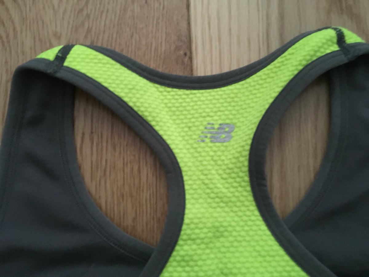NB New Balance Bright Neon sports bra Size S Small LADIES