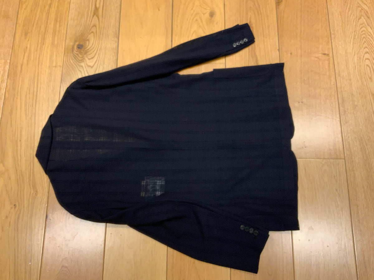 Hermès Hermes Paris Wool Navy Suit Jacket F 52 US 42 men