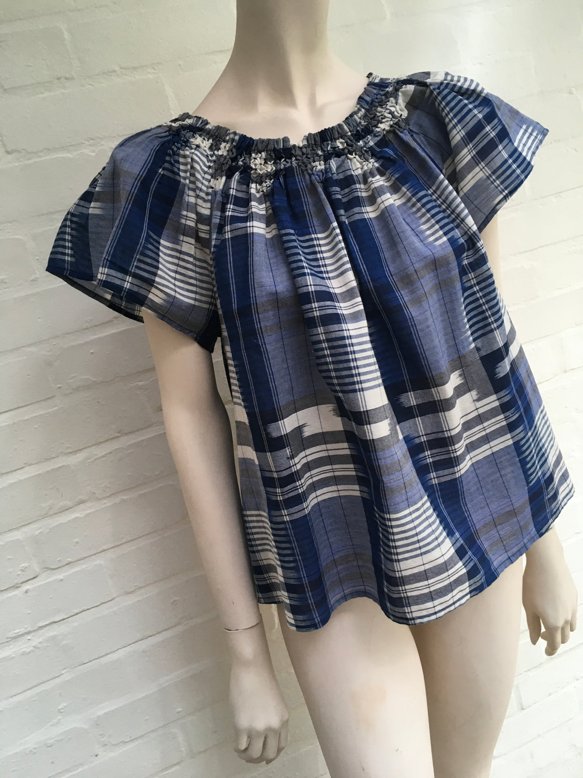 Ulla Johnson Amania Off The Shoulder Blouse Handmade in India US 4 Ladies
