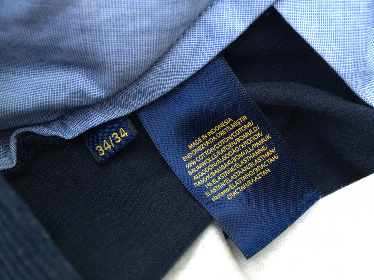 Ralph Lauren Polo Men's Navy Stretch Slim Fit Corduroy Pants Trousers men