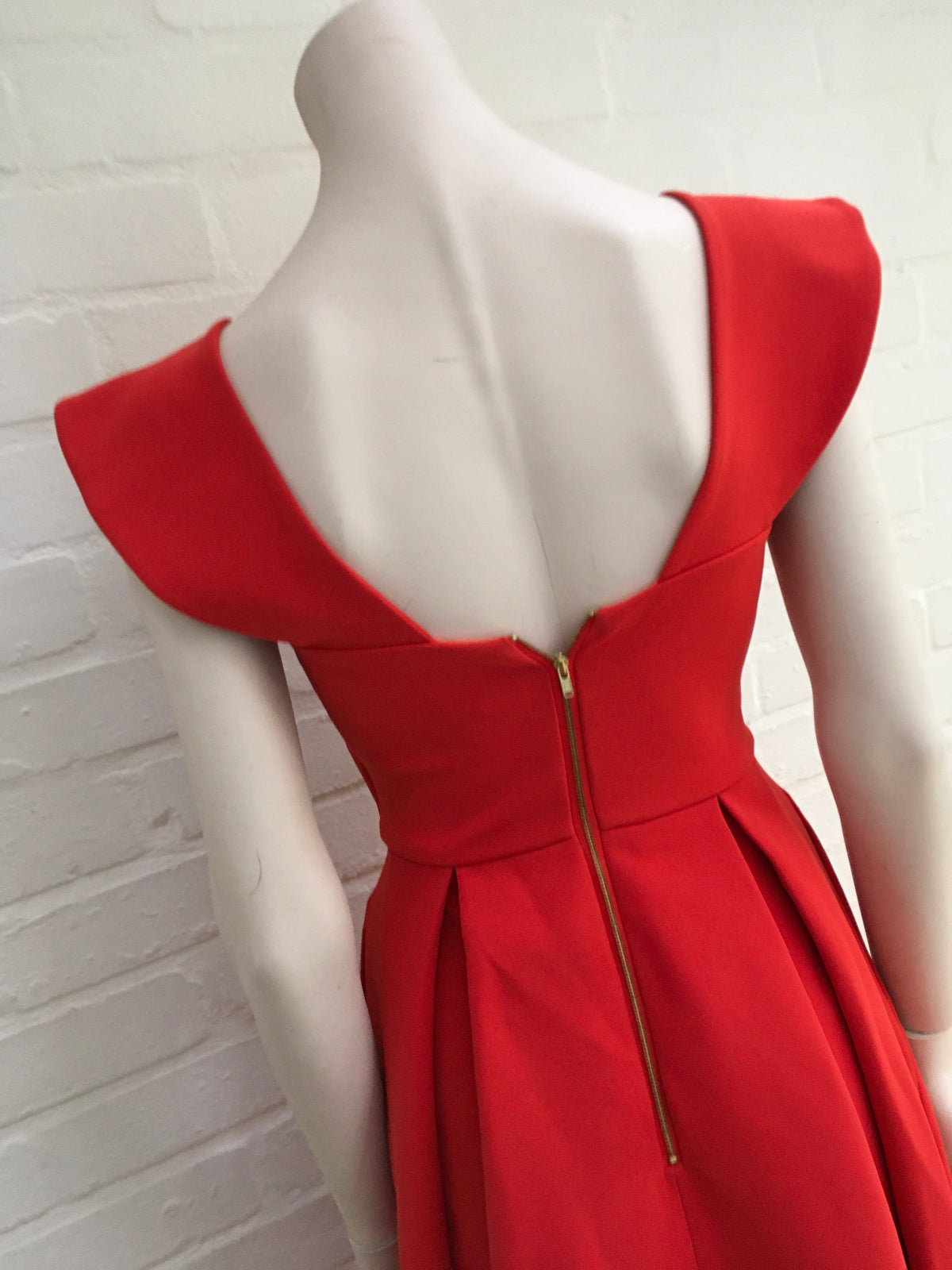 Self-Portrait Ayelette off-the-shoulder cut out crepe dress Ladies