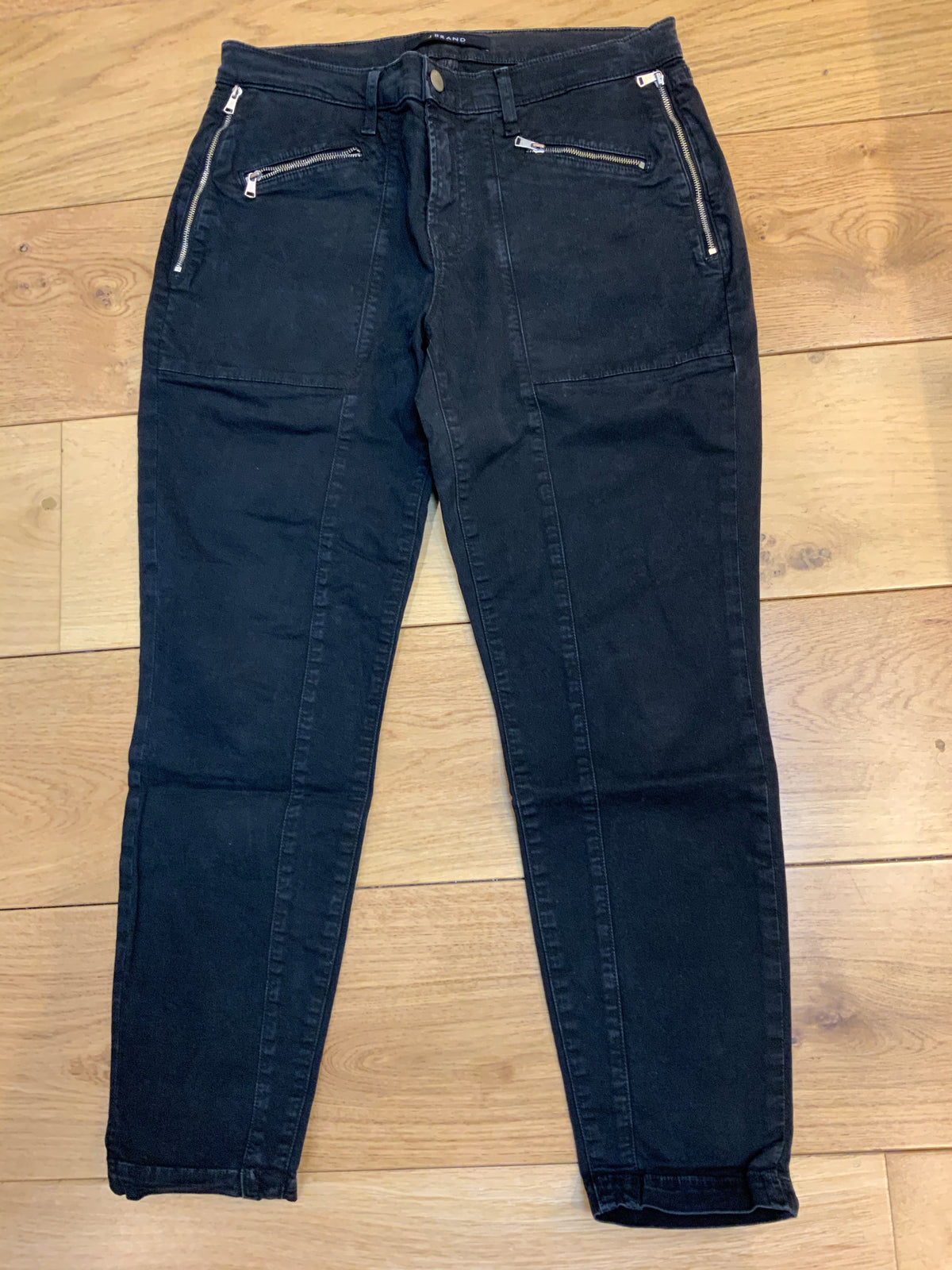 MOST WANTED J BRAND Black Genesis Mid Utility Skinny Jeans SIZE 30 ladies