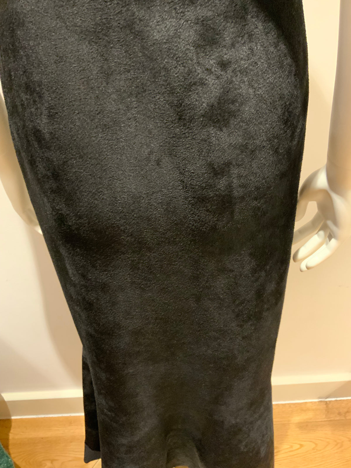 Azzedine Alaïa Alaia MOST WANTED Black Stretch-velvet Gown Size F 40 UK 12 US 8 ladies