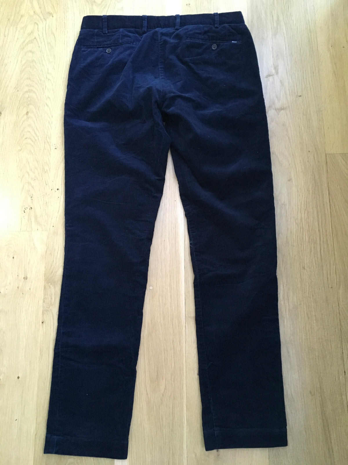Ralph Lauren Polo Men's Navy Stretch Slim Fit Corduroy Pants Trousers men