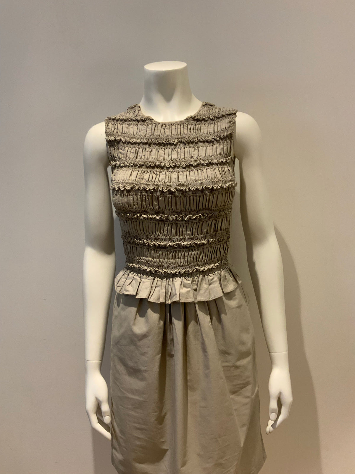 Chloé Chloe Phoebe Philo Grey Rauch Dress Size F 34 US 2 UK 6 ladies
