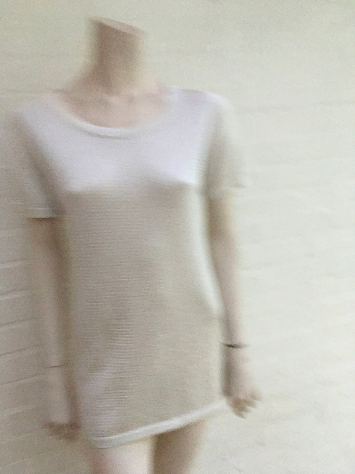 MISSONI White Lurex Thin Knit Top I 44 UK 12 US 8 L Large ladies