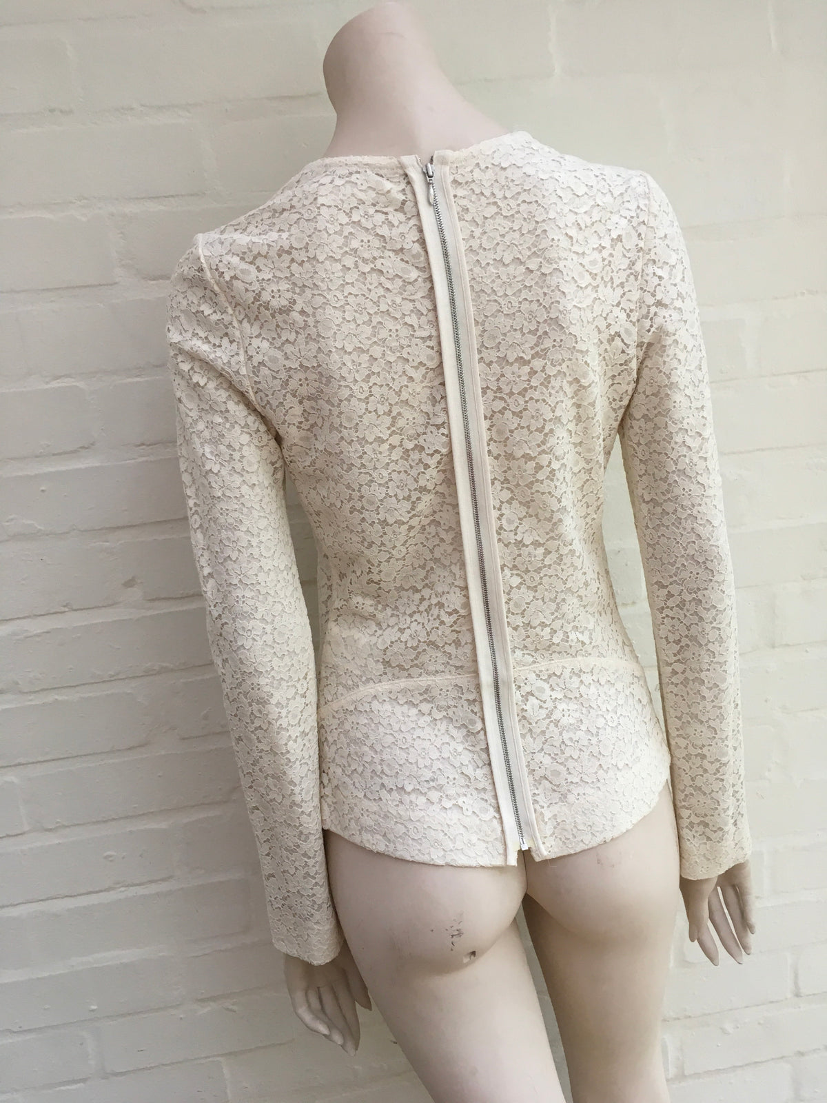 Chloé Chloe lace blouse shirt top Size F 38 UK 10 US 6 Ladies