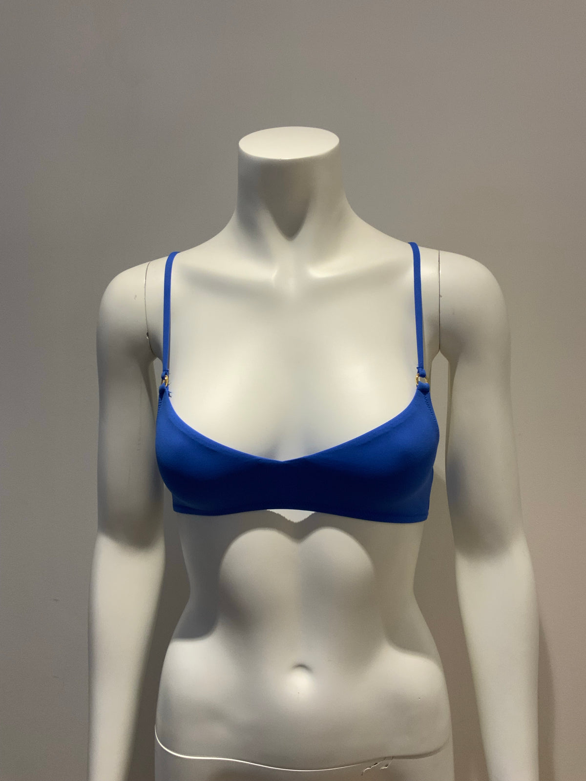 Melissa Odabash Vienna bikini top bra blue UK 8 US 4l ladies