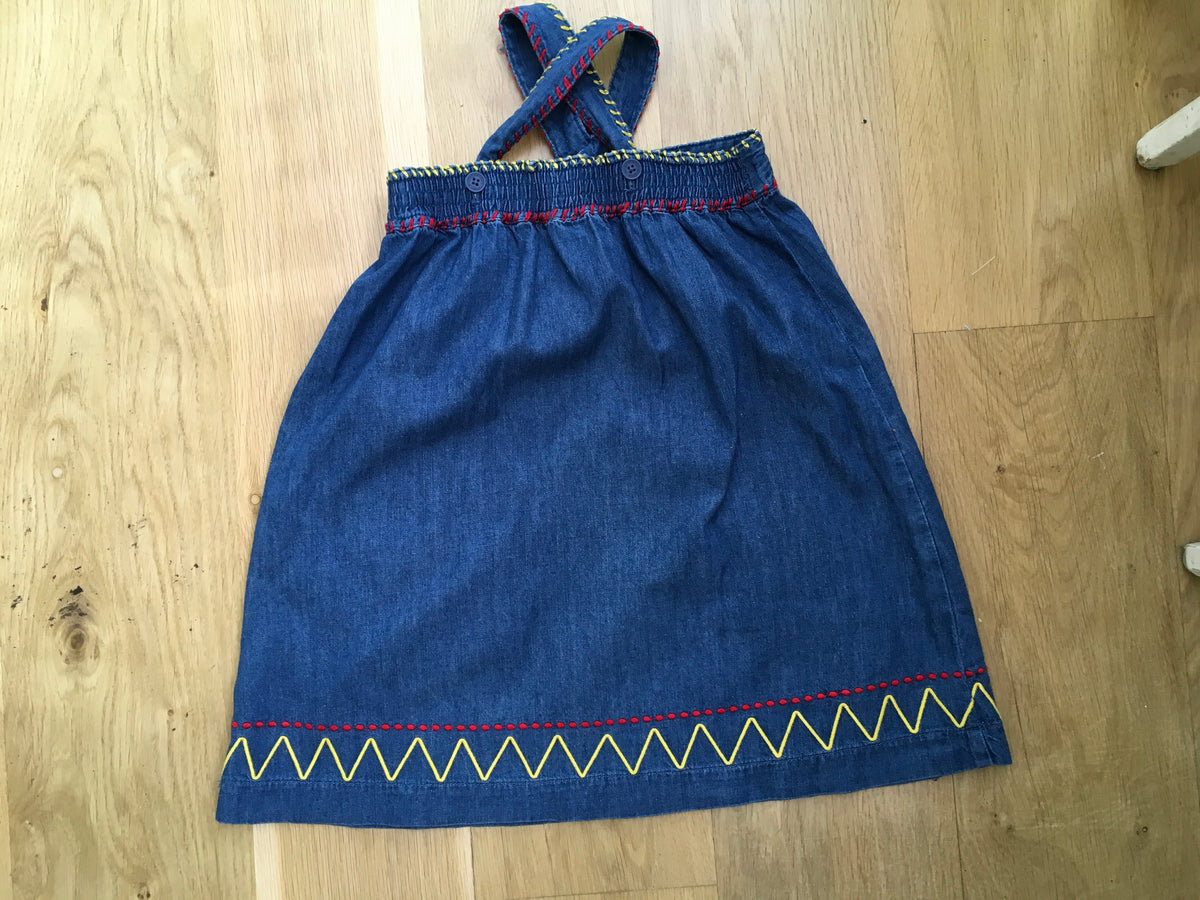 Stella McCartney KIDS Girls' Ethnic-style chambray denim jeans dress Children