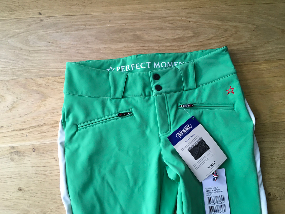 PERFECT MOMENT GT AURORA SKI PANTS TROUSERS NORDIC GREEN SIZE M MEDIUM Ladies