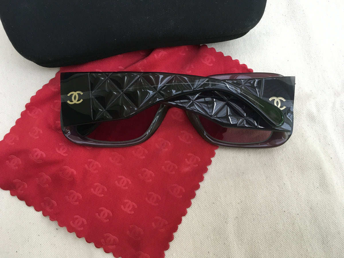 Chanel 5019 Women Quilted CC Sunglasses ladies