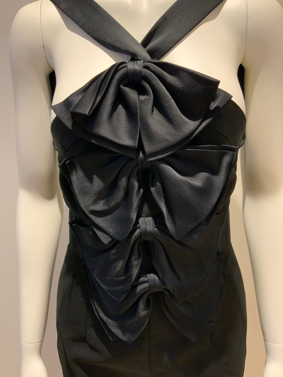 Givenchy 2021 wool halter bow jumpsuit MOST WANTED Size XXS US 0 UK 4 ladies