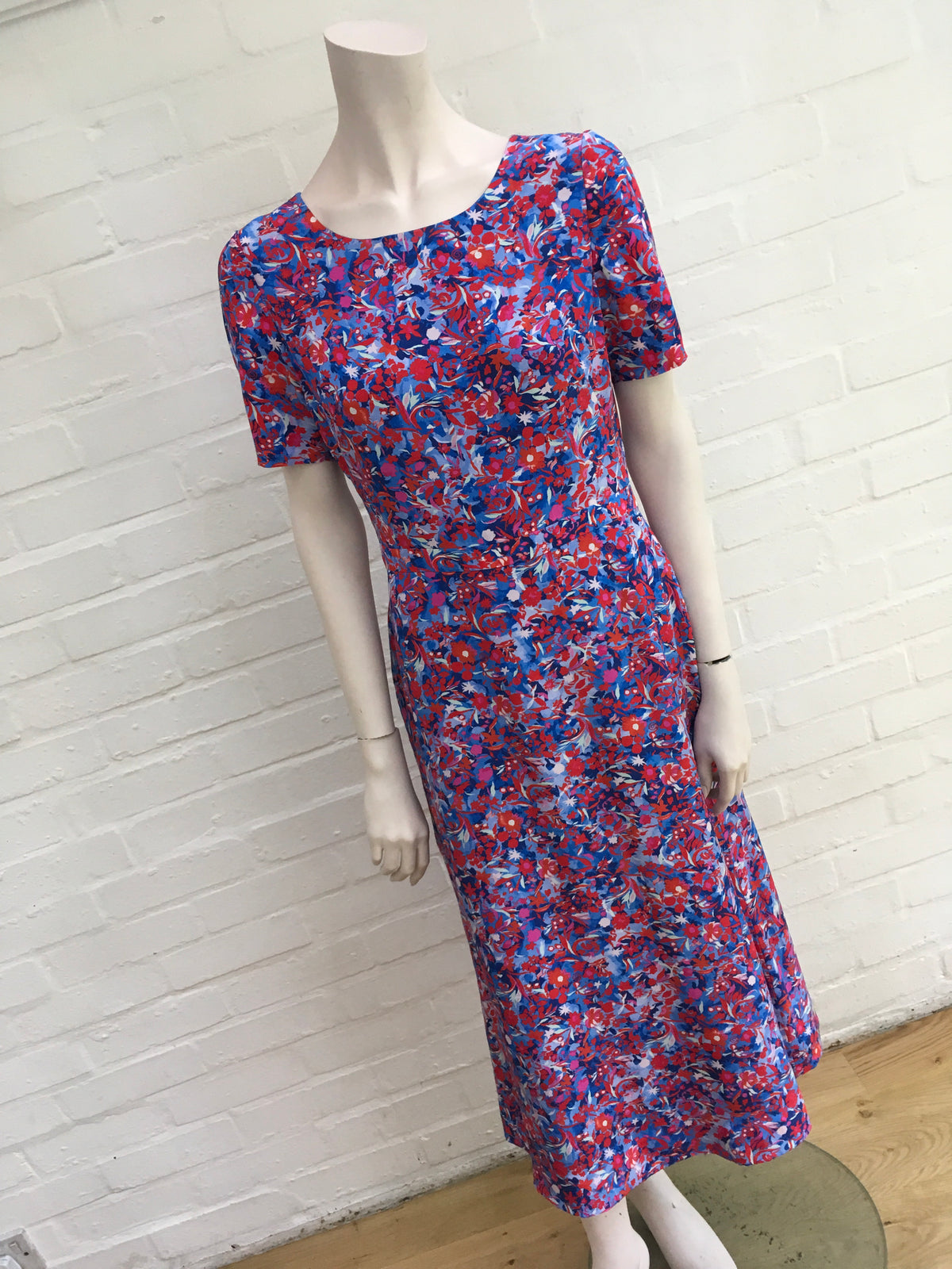 Saloni Floral Donna Printed Silk-crepe De Chine Dress Ladies