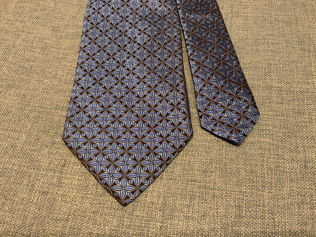 DOLCE & GABBANA Silk Jacquard Flower Mens Tie men