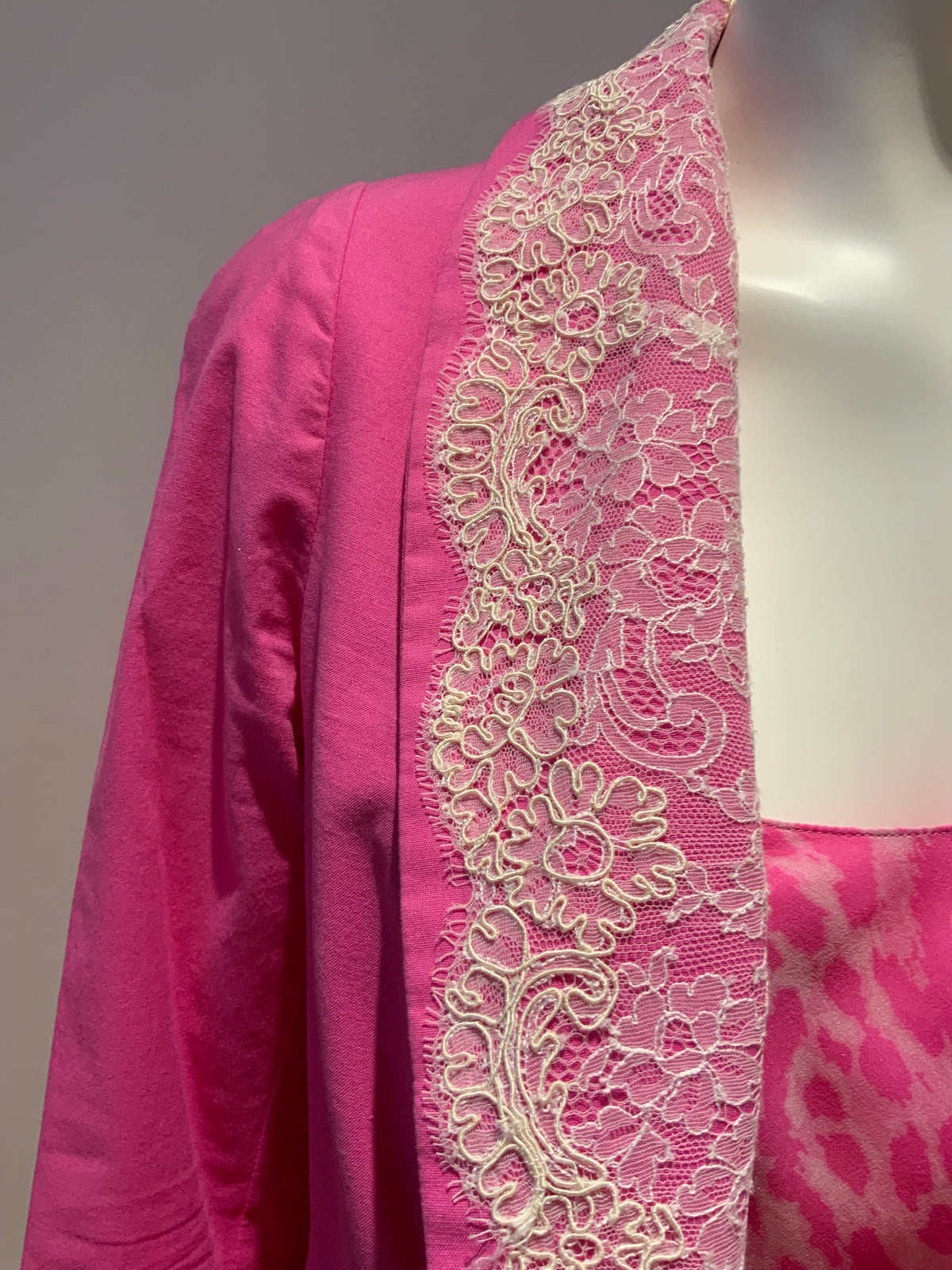 Guillaume d'Agon haute couture Pink Three Pieces Set Size F 42 UK 14 US 10 ladies