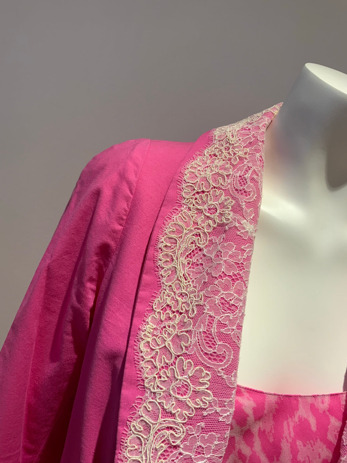 Guillaume d'Agon haute couture Pink Three Pieces Set Size F 42 UK 14 US 10 ladies