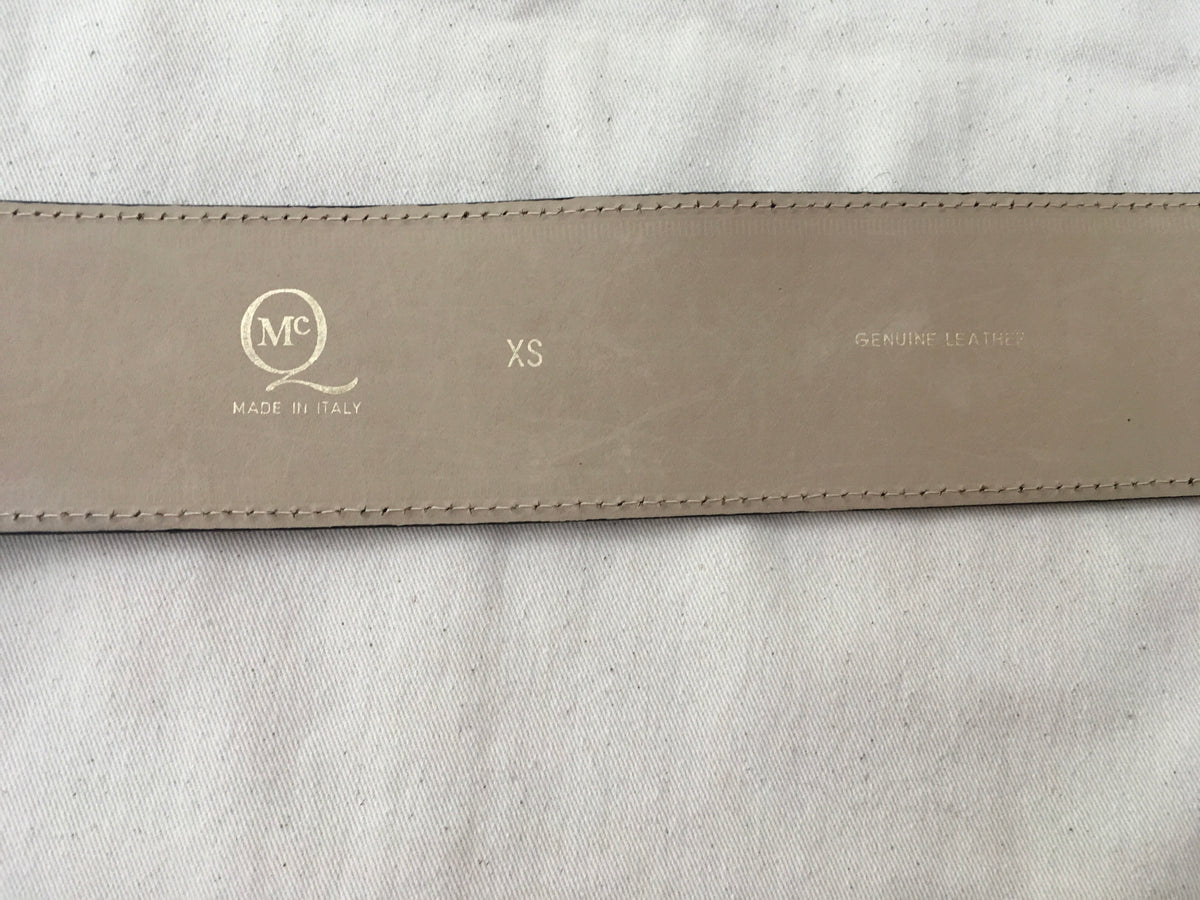 Alexander McQueen McQ Chain and velvet waist belt Ladies