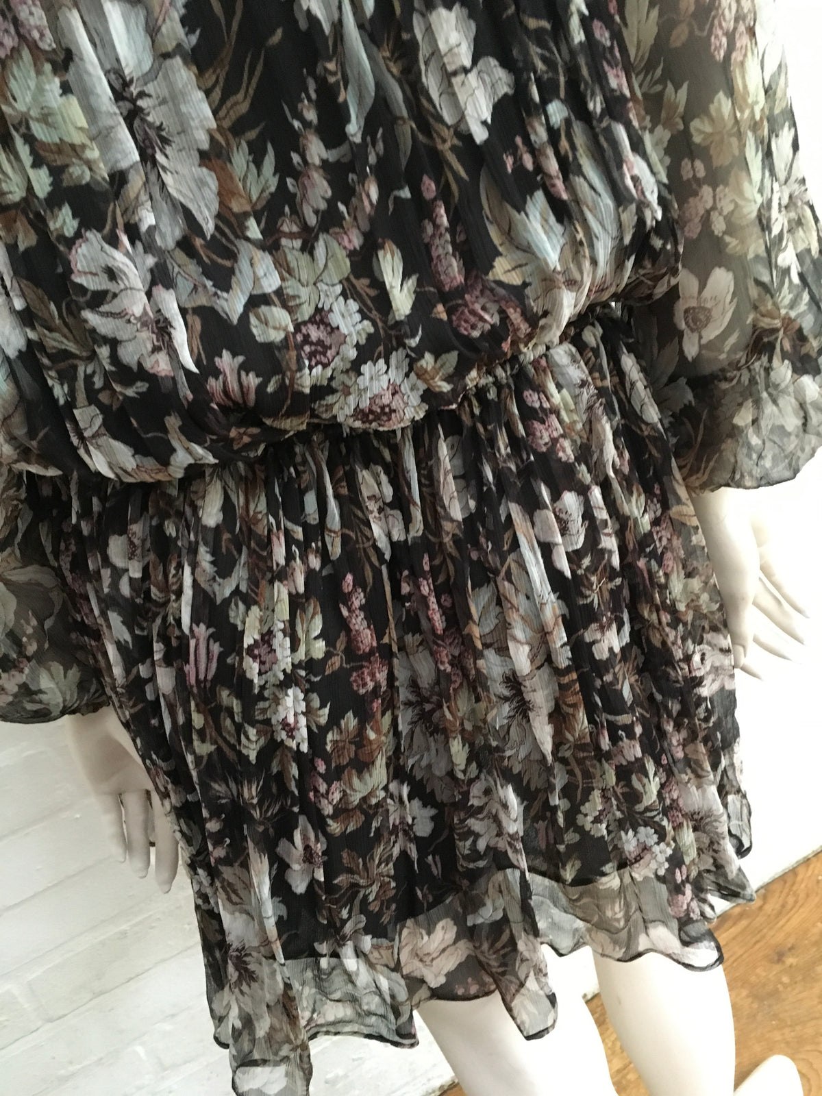 ZIMMERMANN gossamer lattice drawn silk dress Ladies