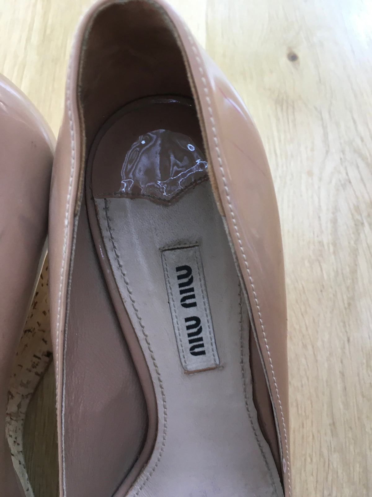 Miu Miu Platform Wedge Pumps Heels Shoes 36.5 UK 3.5 US 6.5 ladies