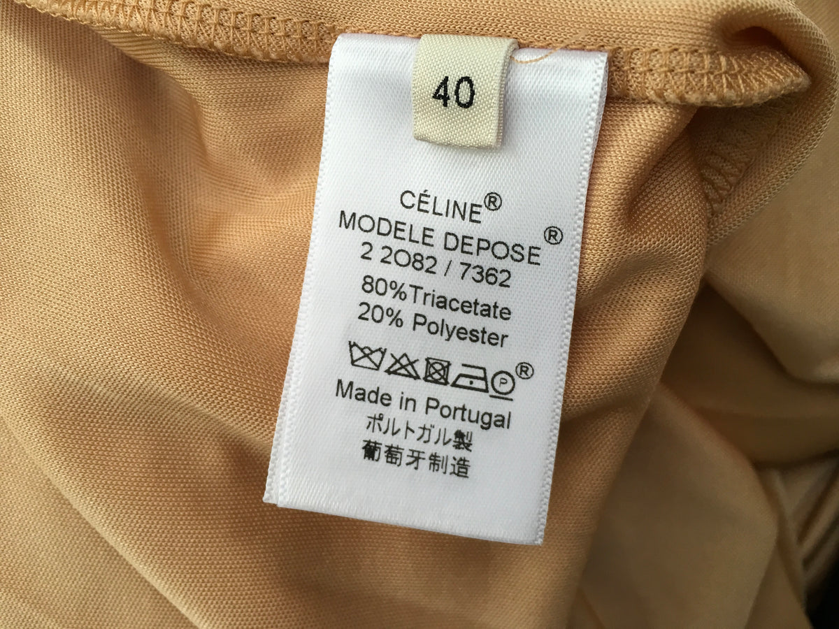 CÉLINE Celine Phoebe Philo Shimmering pleated SKIRT Ladies