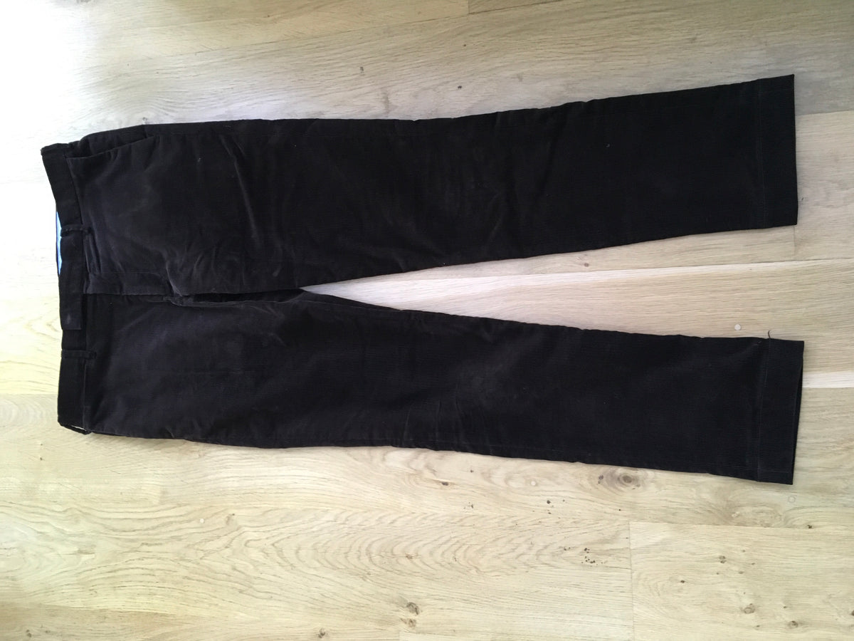 Ralph Lauren Polo Men's Brown Stretch Slim Fit Corduroy Pants Trousers Men