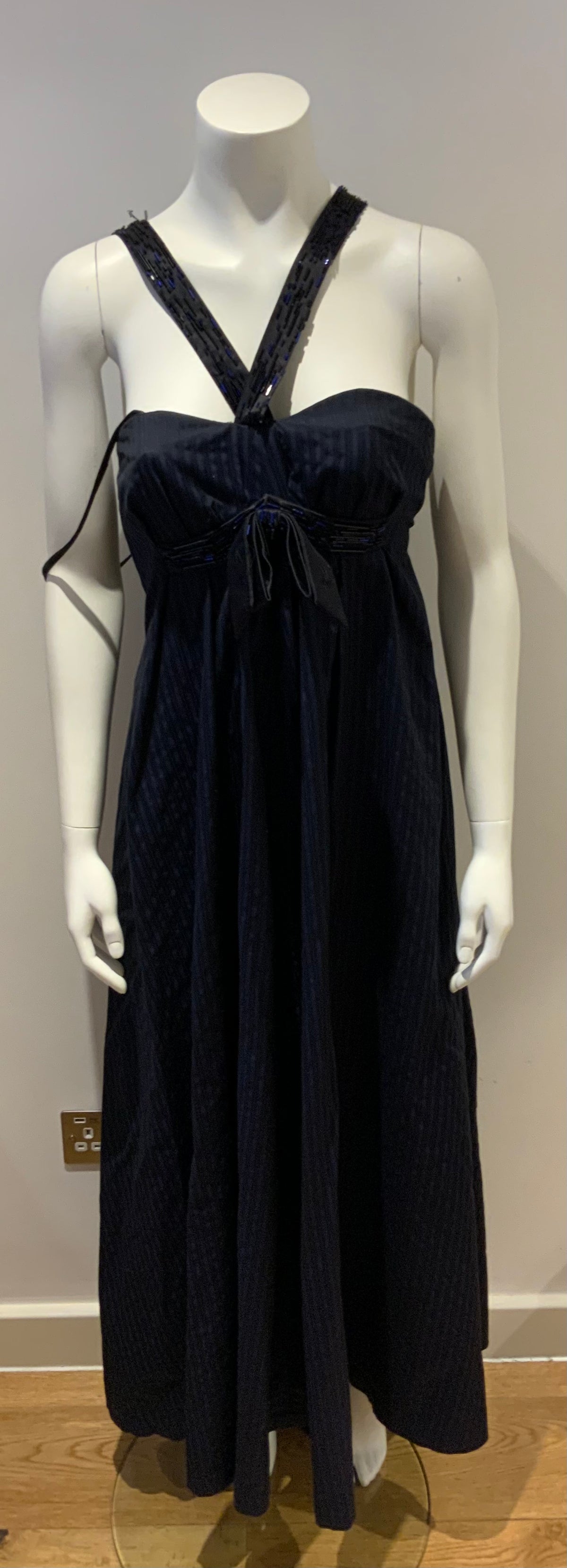 Nina Ricci Embellished long gown dress RED CARPET 38 XS ladies