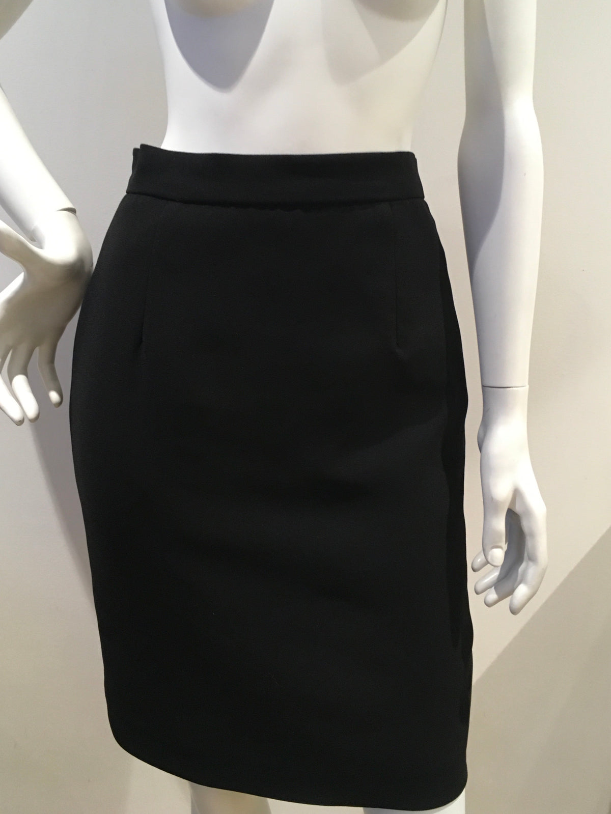 ALPHORRIA BLACK OFFICE SKIRT SIZE 40 UK 10 US 6 ladies