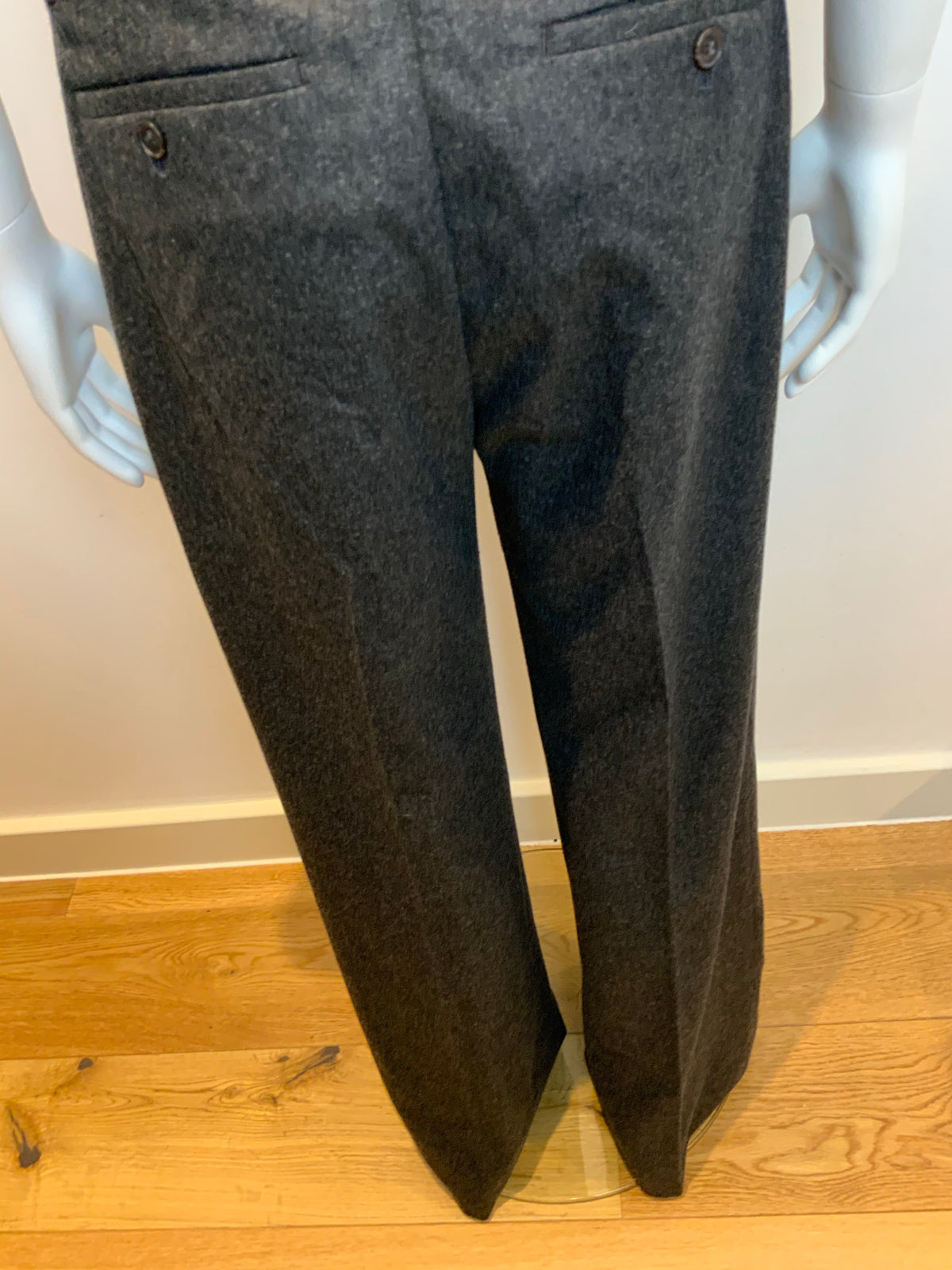 Ralph Lauren Blue Label Wool Flare Wide Leg Pants Trousers Size US 8 UK 12 L ladies