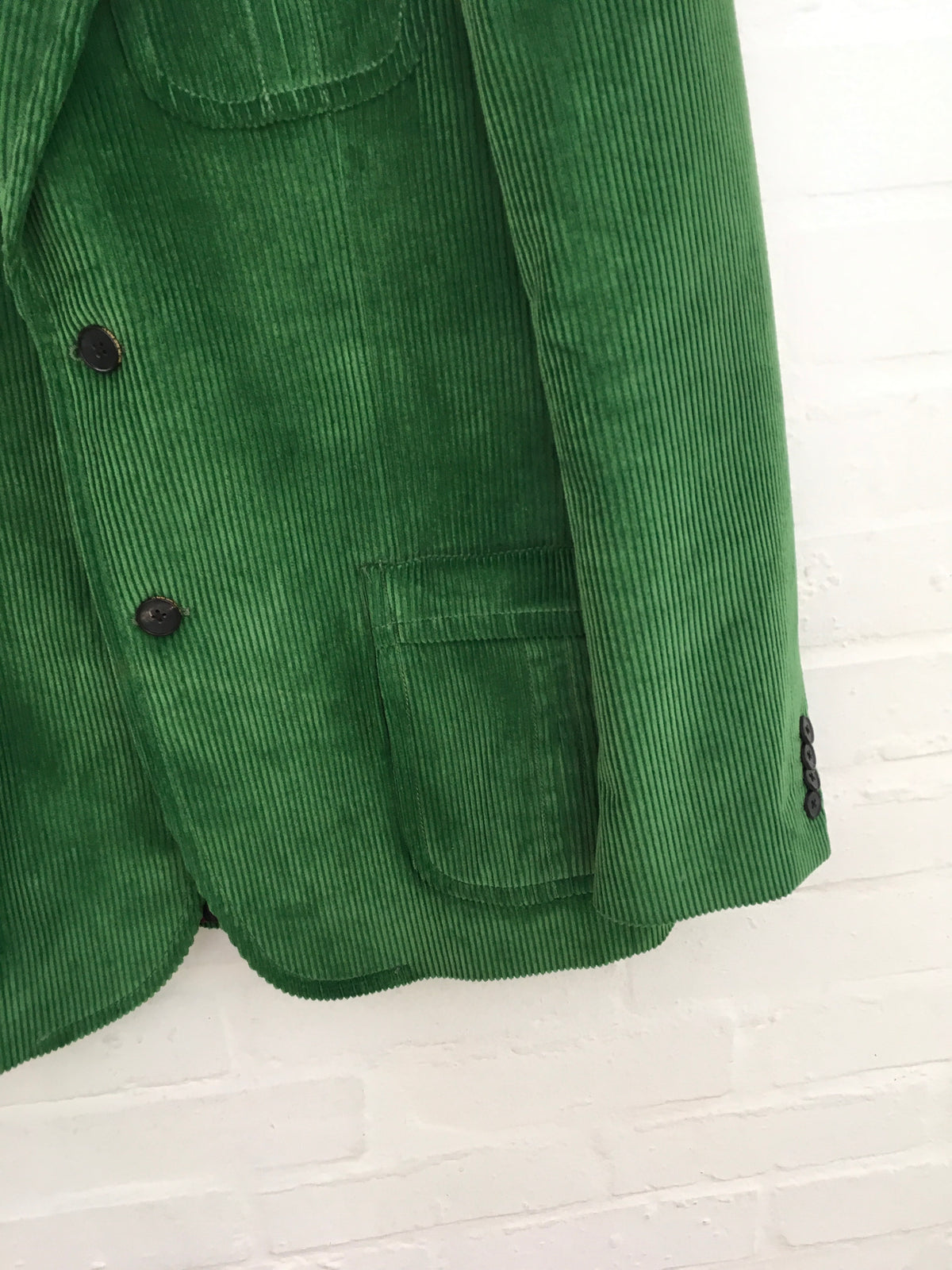 Burberry Green Corduroy Jacket Blazer Men