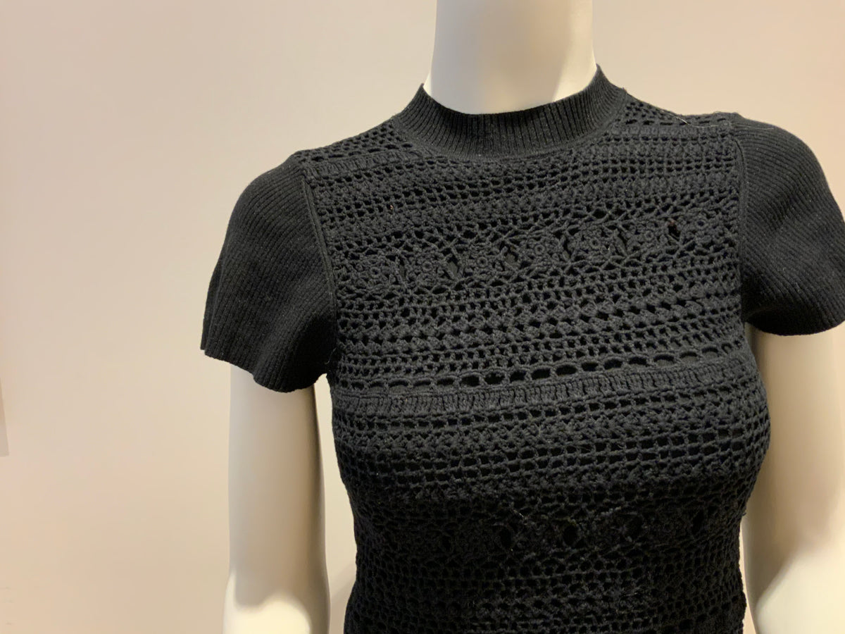Cynthia Cynthia Steffe Crochet Top Sweater Knit Jumper Size XS ladies