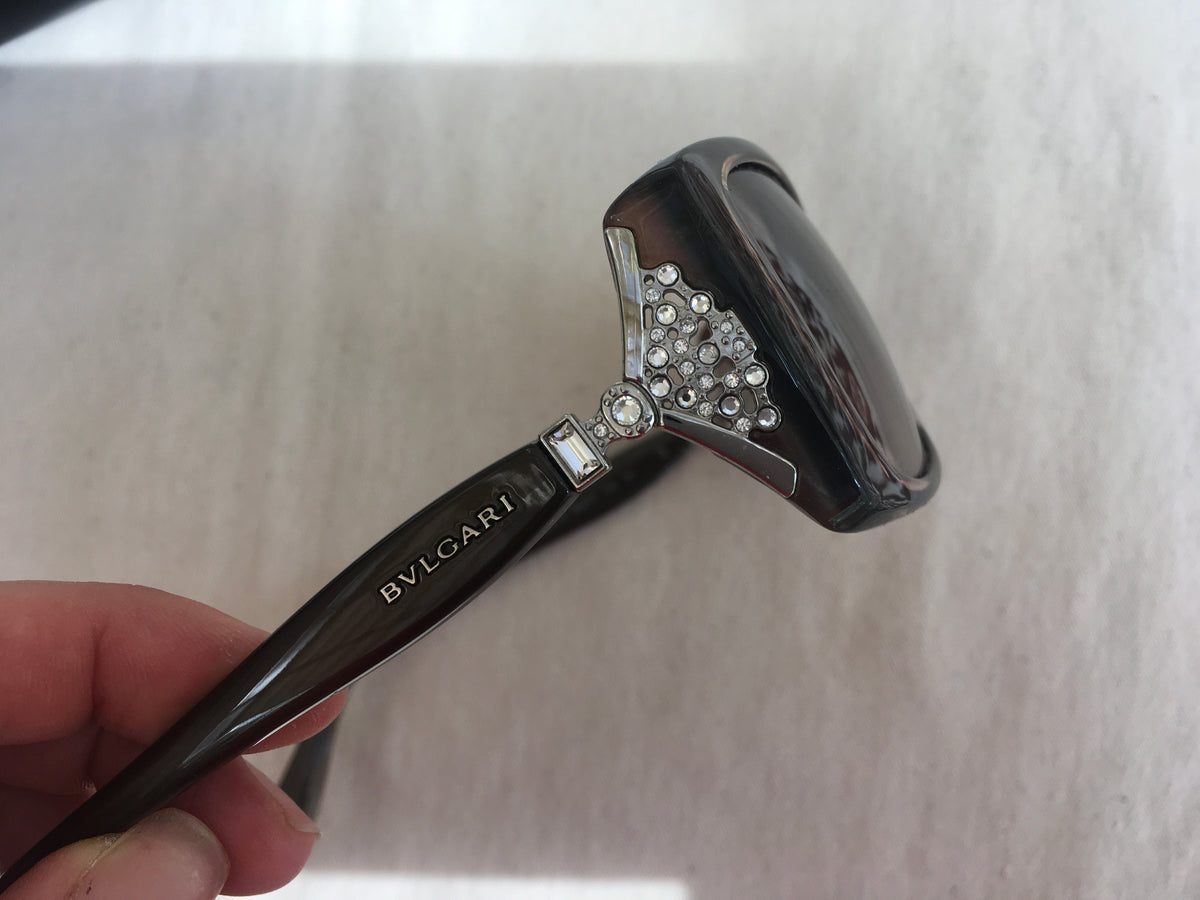 BVLGARI SWAROVSKI CRYSTAL BV 8099B 55 986/13 SUNGLASSES ladies
