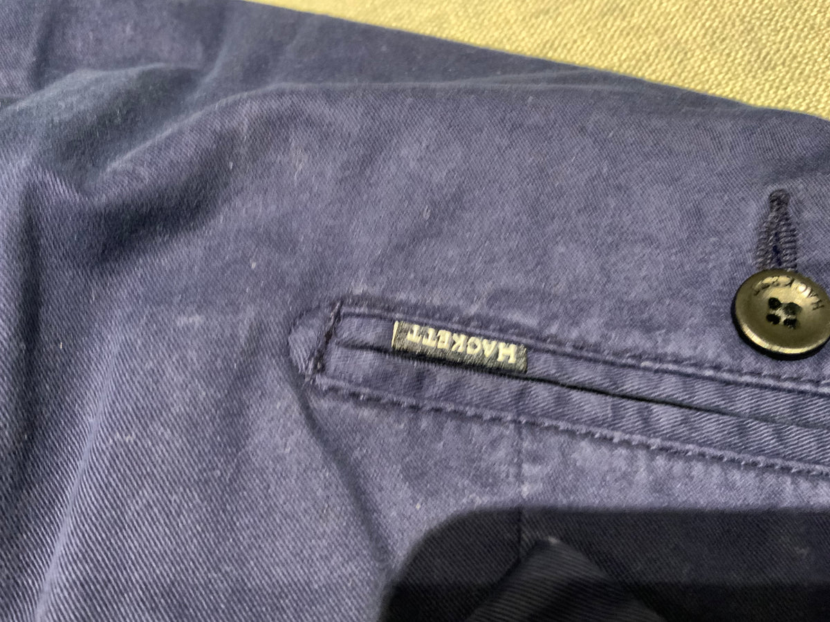HACKETT LONDON NAVY BLUE Kensington PANTS TROUSERS SIZE 36R men