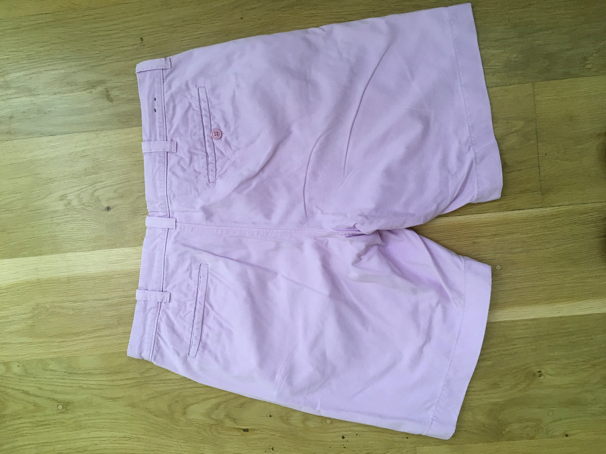 J.CREW Mens Lavander Stanton Cotton Twill Shorts SIZE 34 W Men