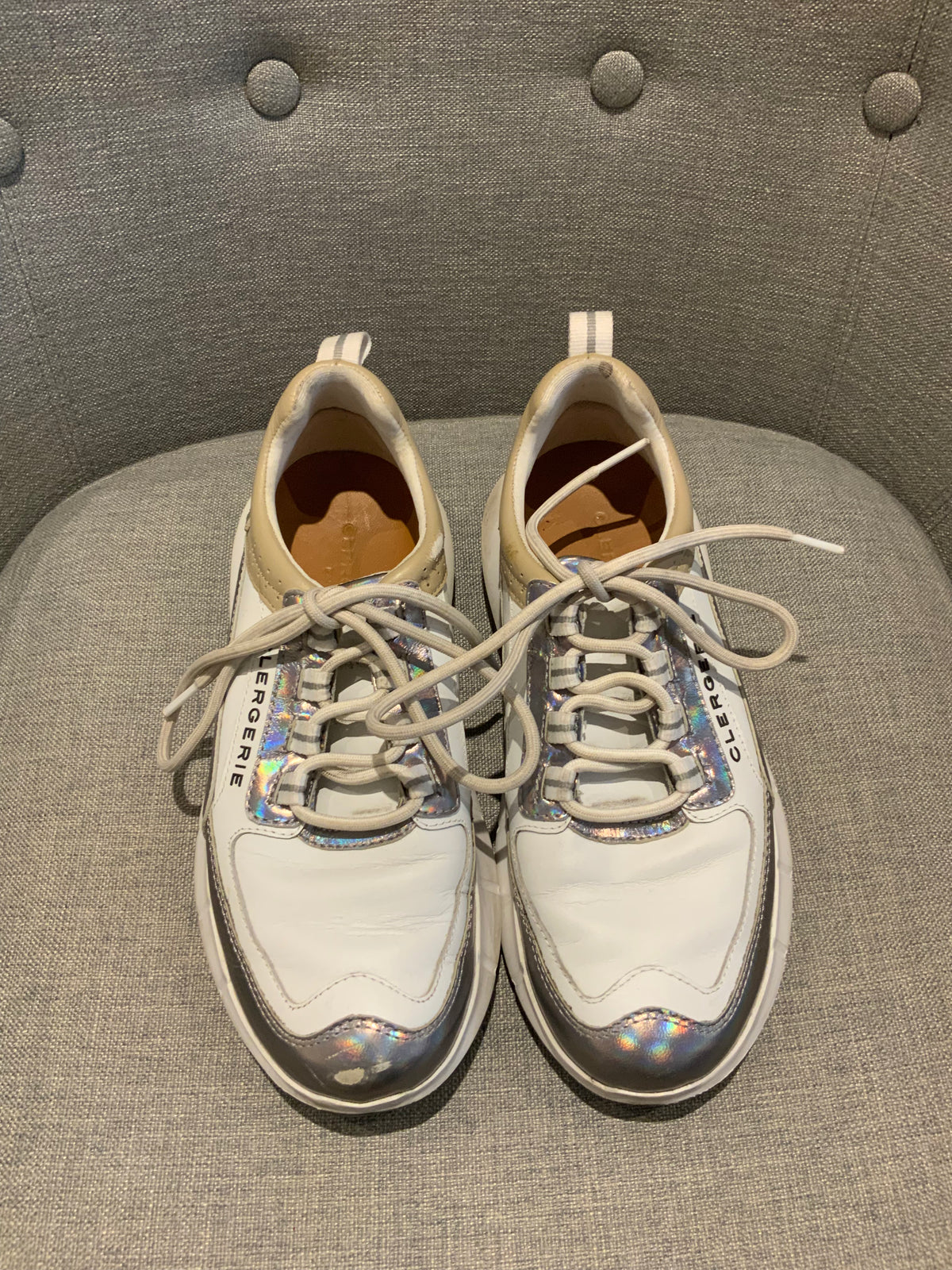 ROBERT CLERGERIE AFFINITE TRAINERS SNEAKERS SIZE 36 UK 3 US 6 ladies