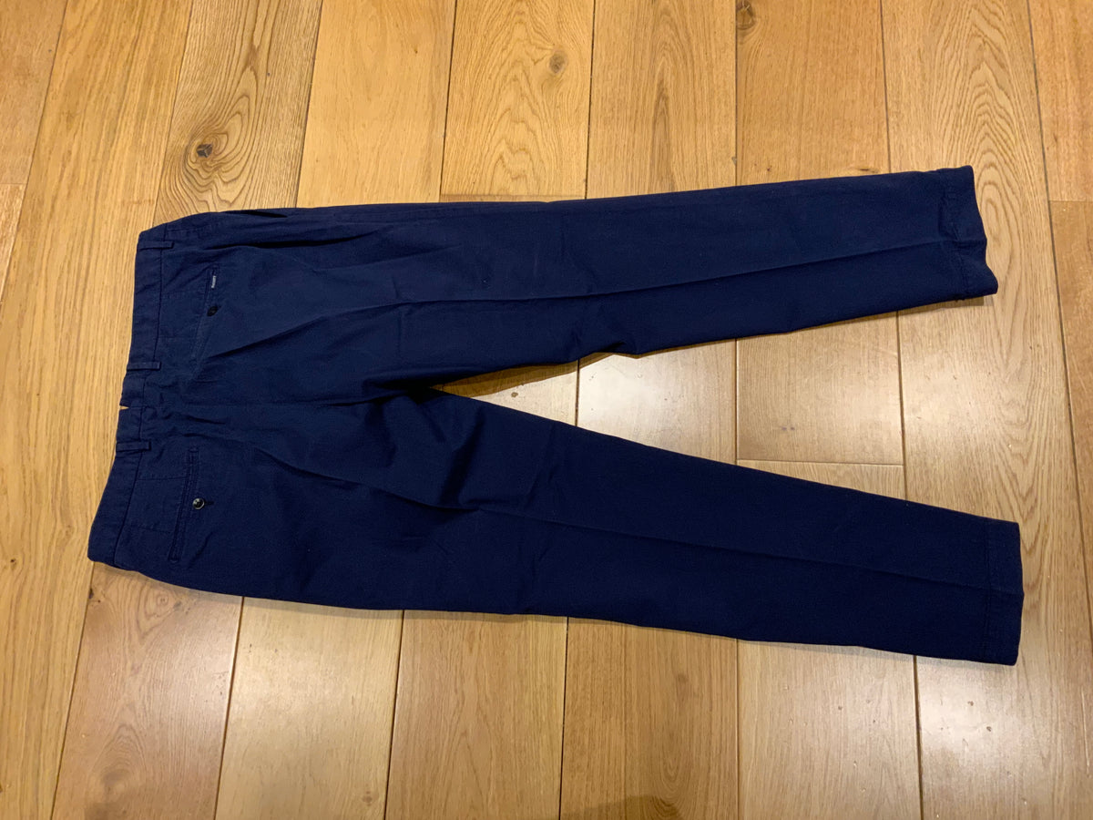 HACKETT LONDON NAVY BLUE Kensington PANTS TROUSERS SIZE 36R men