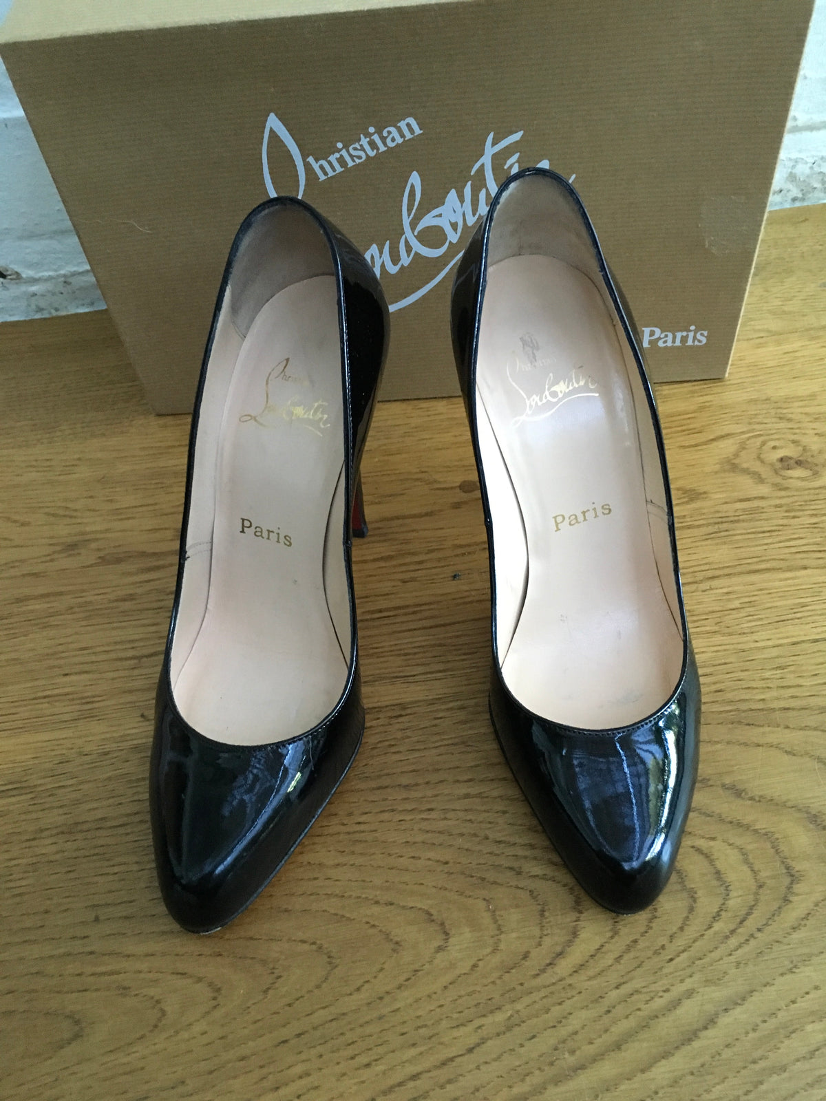 Christian Louboutin Decollete 868 Shoes Pumps Size 37 1/2 UK 4 1/2 US 7 1/2 Ladies