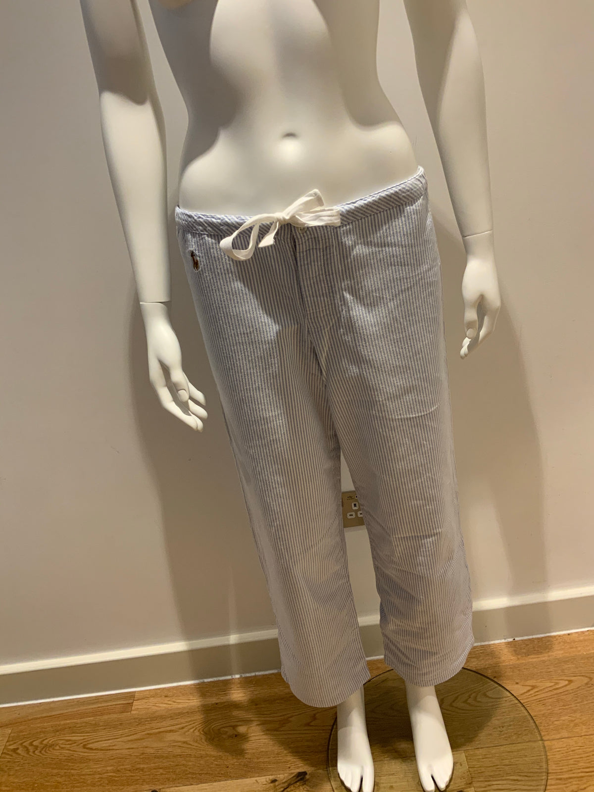 Ralph Lauren Striped Ladies Pyjama Pants Trousers Size S Small ladies