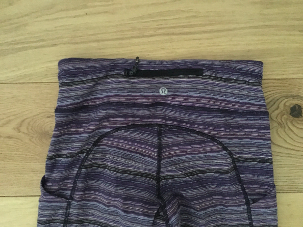 Lululemon Striped Leggings size US 6 UK 10 ladies