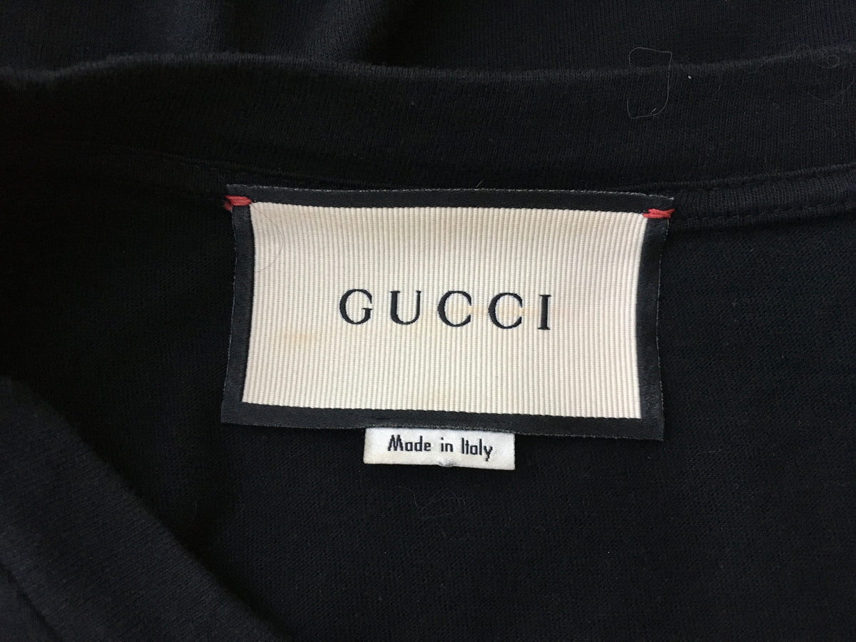 Gucci Tiger embroidered "HOLLYWOOD " Sequins T-Shirt Size XXS ladies