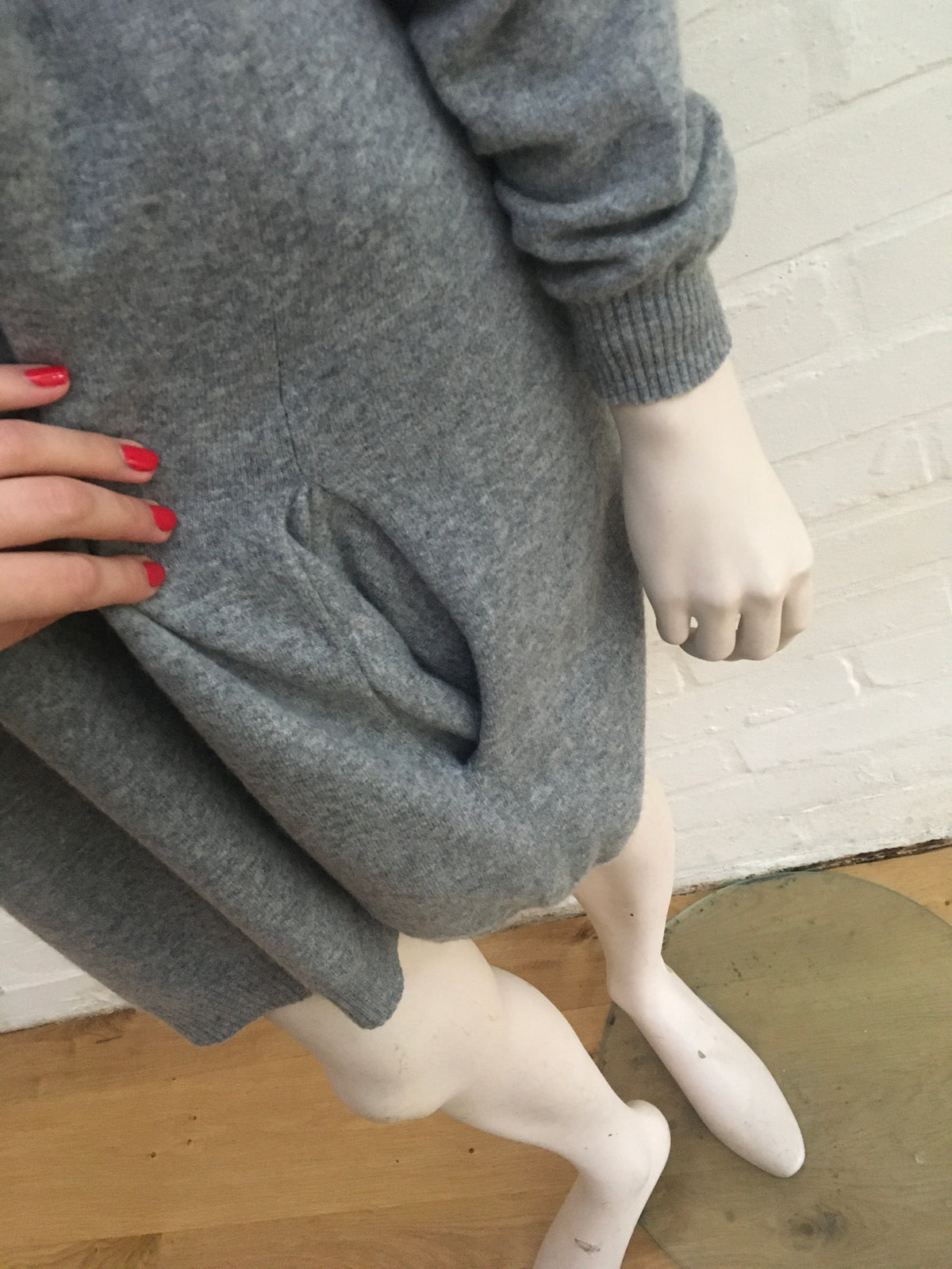 THE ROW Maita merino wool and cashmere-blend sweater dress jumper Size M Medium Ladies
