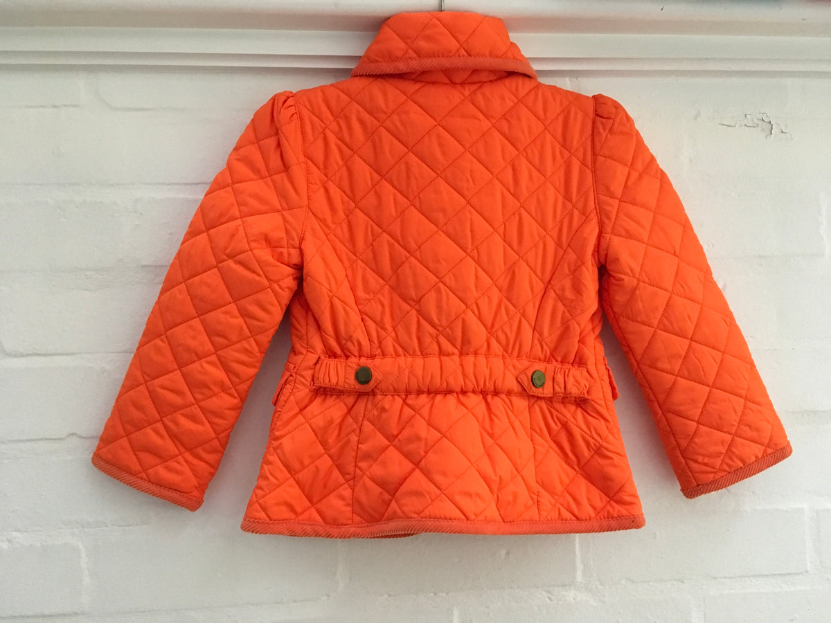 Ralph Lauren Polo Orange Quilted Jacket 4 years old Children