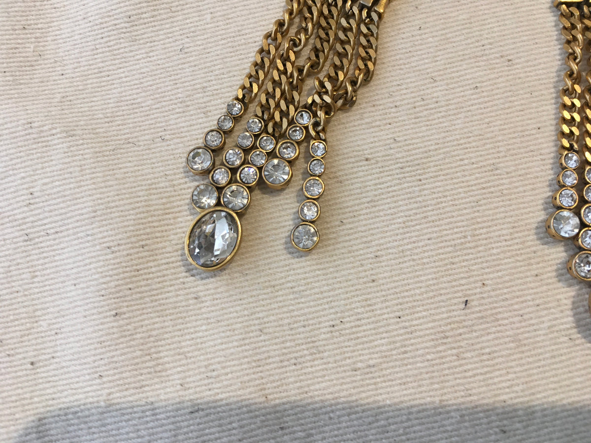 Christian Dior Dior Dio(r)evolution Chain Drop Earrings ladies