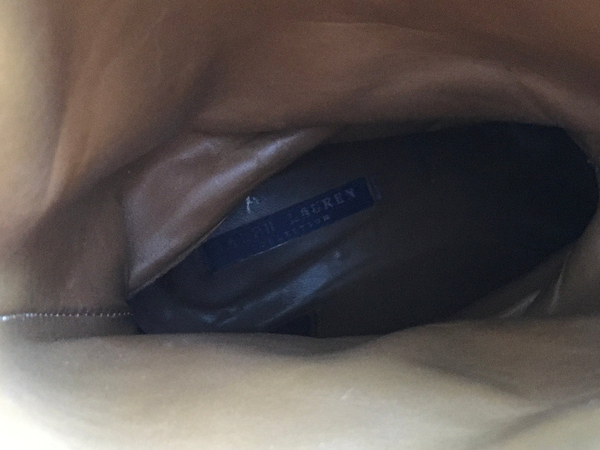 Ralph Lauren Leather Mid-Calf Equestrian Riding Boots Ladies